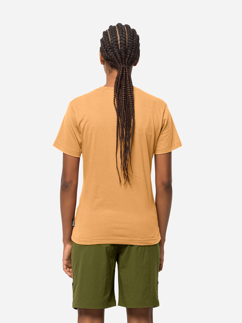 Koszulka damska bawełniana Jack Wolfskin Campfire T W 1809061-3084 XL Pomarańczowa (4064993703511) - obraz 2