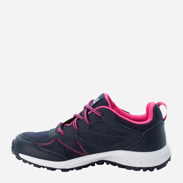 Buty sportowe dziecięce dla dziewczynki lekkie Jack Wolfskin Woodland Texapore Low K 4042162-8333 29 Granatowe (4064993186925) - obraz 3