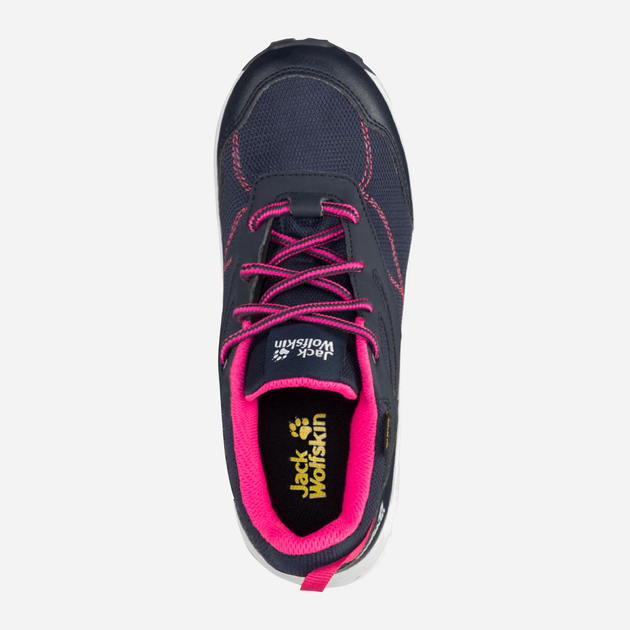 Buty sportowe dziecięce dla dziewczynki lekkie Jack Wolfskin Woodland Texapore Low K 4042162-8333 31 Granatowe (4064993186949) - obraz 5