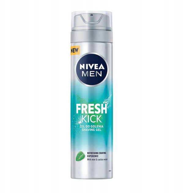 Гель для гоління Nivea Men Fresh Kick 200 мл (5900017078663) - зображення 1