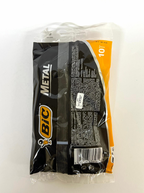 Одноразові станки Bic Metal 10 шт. - зображення 2