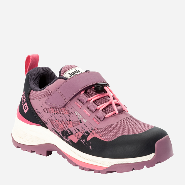 Buty sportowe dziecięce dla dziewczynki na rzepy Jack Wolfskin Villi Hiker Texapore Low K 4056831-2197 38 Różowe (4064993728842) - obraz 2