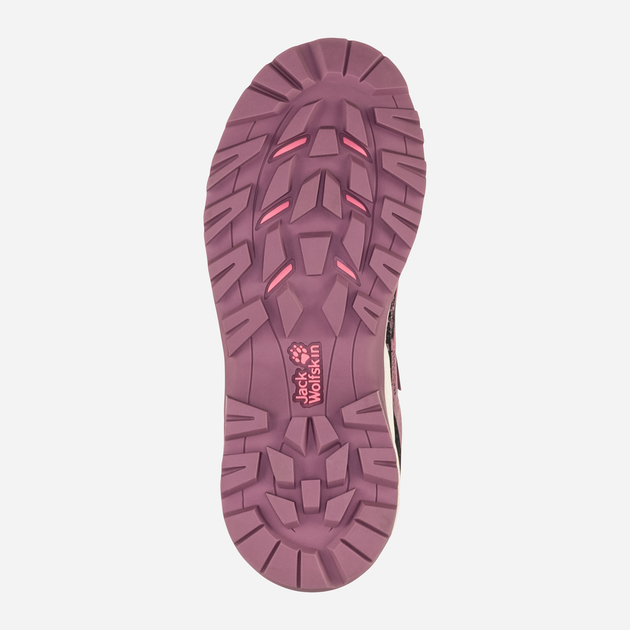 Buty sportowe dziecięce dla dziewczynki na rzepy Jack Wolfskin Villi Hiker Texapore Low K 4056831-2197 40 Różowe (4064993728866) - obraz 6