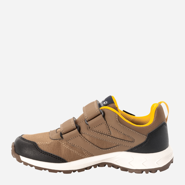Підліткові трекінгові кросівки для хлопчика Jack Wolfskin Woodland Texapore Low Vc K 4046351-5298 37 Коричневі (4064993478006) - зображення 3
