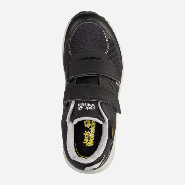 Підліткові трекінгові кросівки для хлопчика Jack Wolfskin Woodland Texapore Low Vc K 4046351-6364 35 Темно-сірі (4064993187731) - зображення 5