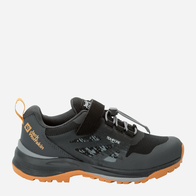 Підліткові кросівки для хлопчика Jack Wolfskin Villi Hiker Texapore Low K 4056831-5401 37 Сірий/Помаранчевий (4064993840629) - зображення 1