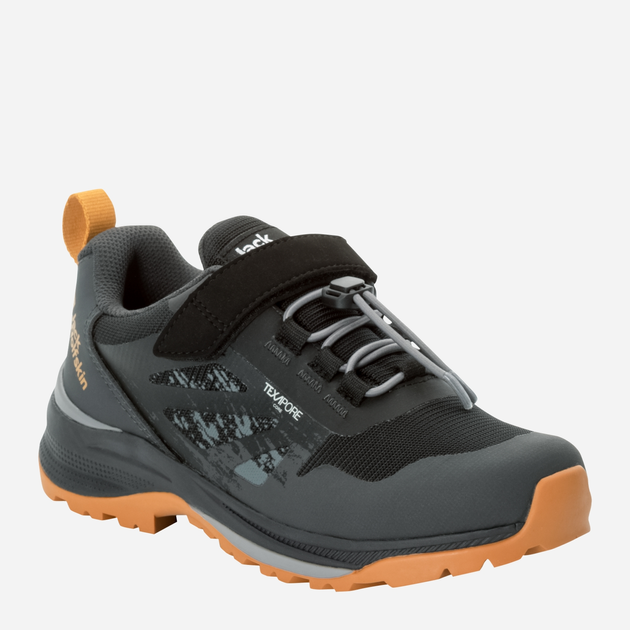 Підліткові кросівки для хлопчика Jack Wolfskin Villi Hiker Texapore Low K 4056831-5401 37 Сірий/Помаранчевий (4064993840629) - зображення 2