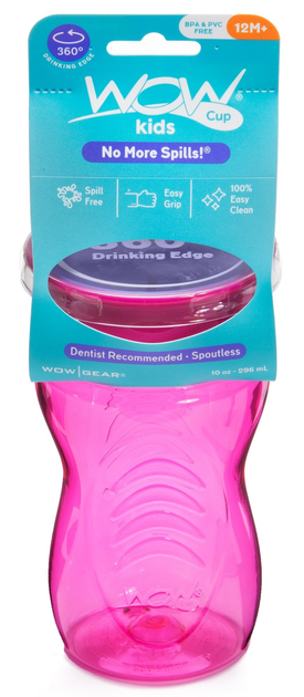 Kubek treningowy Wow Cup Kids Tritan Pink 296 ml (856520002907) - obraz 4