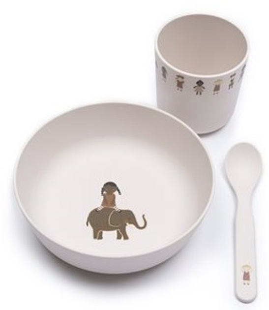 Набір посуду Smallstuff Dining Set Pla Dolls 3 шт (5712352092866) - зображення 1
