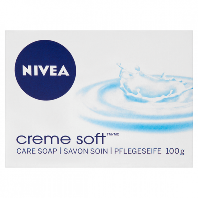 Mydło w kostce Nivea Creme Soft 100 g (4005808135318) - obraz 1