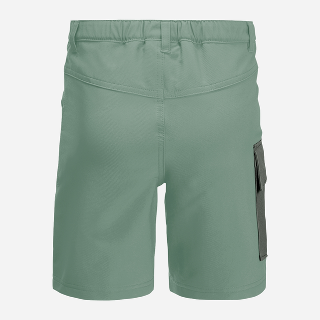 Krótkie spodenki dziecięce dla dziewczynki Jack Wolfskin Active Shorts K 1609341-4215 128 cm Zielone (4064993682533) - obraz 2