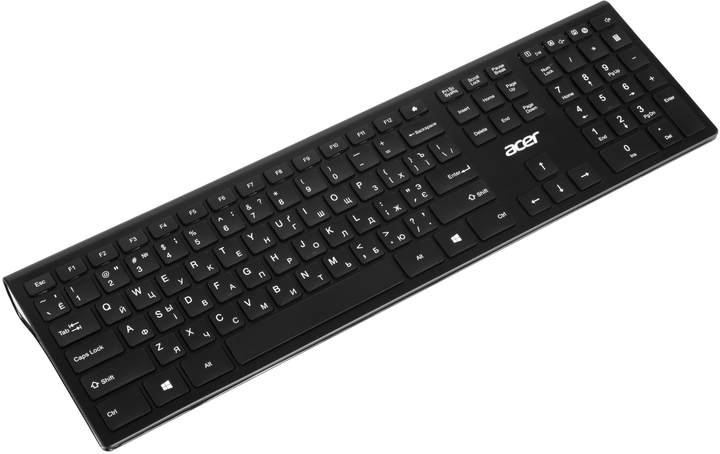 Клавиатура беспроводная Acer OKR020 EN/UKR/RU Wireless Black (ZL.KBDEE.011) - изображение 2
