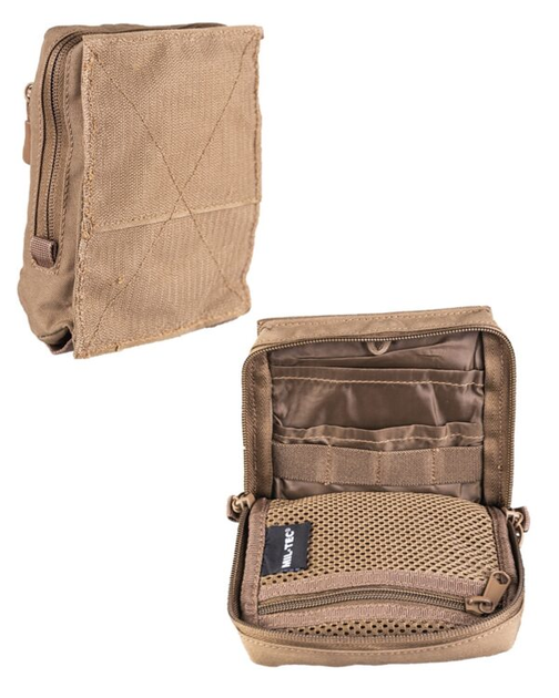 Подсумок тактический Mil-Tec койот на липучке KOPPELTASCHE MULTIPURPOSE M.KLETT DK.COYOTE (13490319) - изображение 2