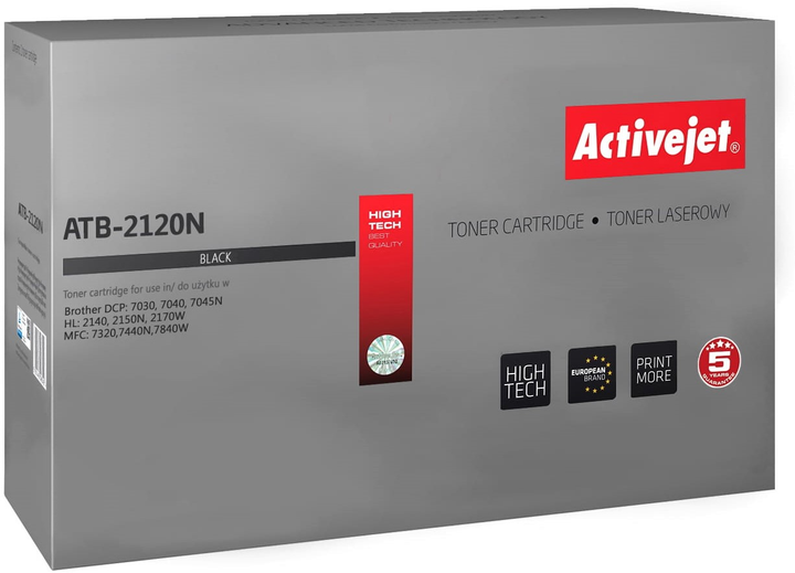 Тонер-картридж Activejet для Brother TN-2120 Black (5901452126131) - зображення 1