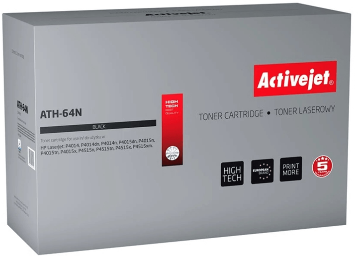 Toner Activejet do HP 64A CC364A Black (5901452130497) - obraz 1
