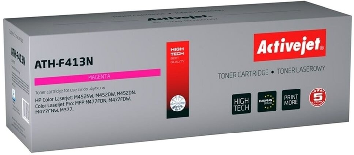 Тонер-картридж Activejet для HP 410A CF413A Magenta (5901443106944) - зображення 1
