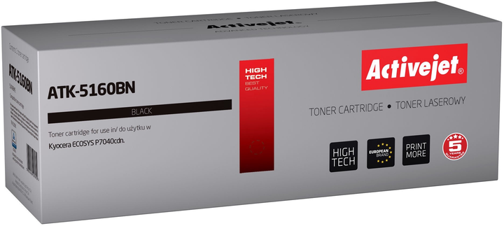 Тонер-картридж Activejet для Kyocera TK-5160K Black (5901443107972) - зображення 1