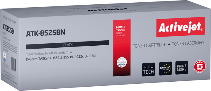 Тонер-картридж Activejet для Kyocera TK-8525K Black (5901443117711) - зображення 1