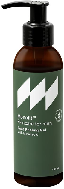 Peeling do mycia twarzy Monolit Skincare For Men Face Peeling Gel oczyszczający 150 ml (5907813936357) - obraz 1
