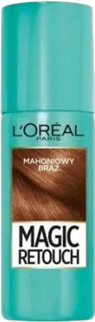 Спрей для ретуші коренів L'oreal Magic Retouch instant Mahogany Brown 75 мл (3600523337699) - зображення 1