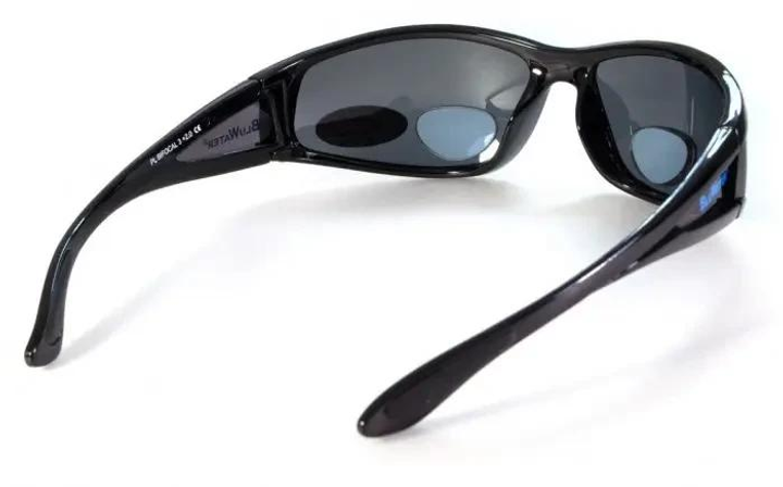 Бифокальные поляризационные очки BluWater Bifocal-3 (+1.5) Polarized (gray) серые - изображение 2