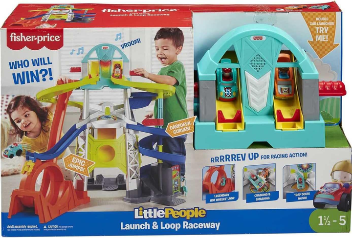 Tor samochodowy Fisher-Price Premiera Little People (0887961855395) - obraz 1