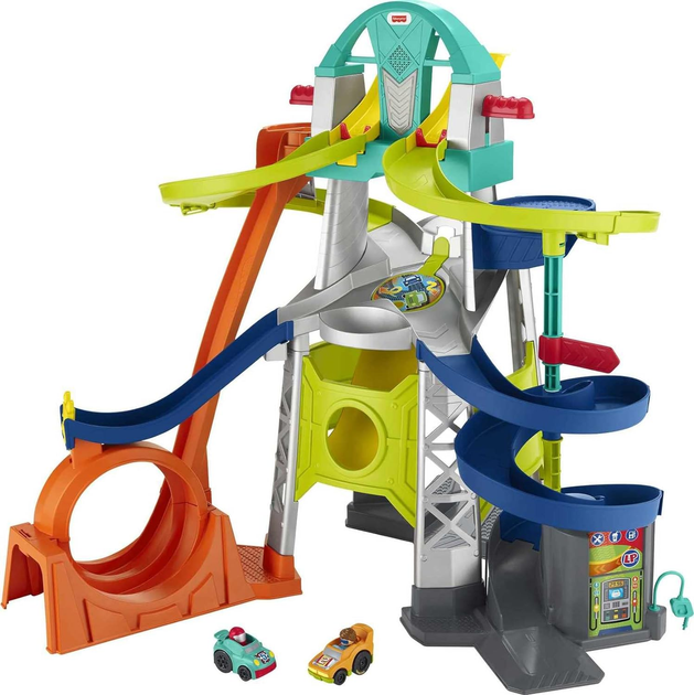 Tor samochodowy Fisher-Price Premiera Little People (0887961855395) - obraz 2