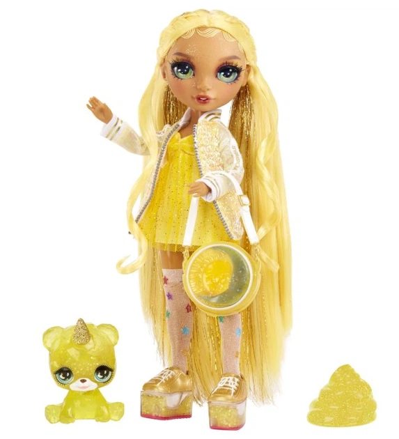 Rainbow High Sunny (Yellow) with Slime Kit & Pet - Рейнбоу Хай Санни с набором слизи и домашним Питомцем (503231) - изображение 2