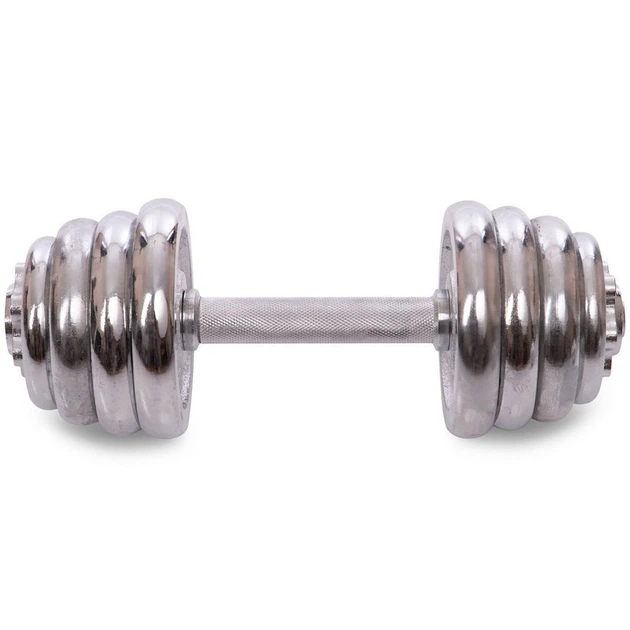 Гантели разборные 20кг (2шт по 10 кг) хромированные наборные гантели Zelart Fit 8209-20 - Фото 2 Гантели разборные 20кг (2шт по 10 кг) хромированные наборные гантели Zelart Fit 8209-20 - изображение 2