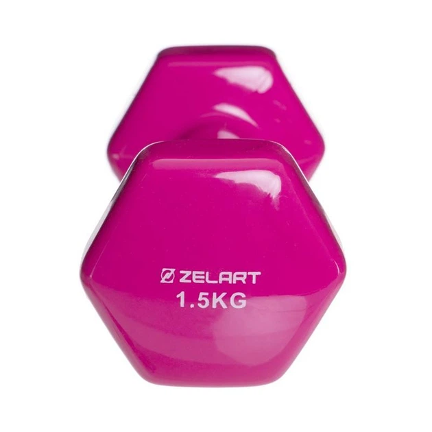 Гантель для фитнеса Zelart TA-2777-1,5 1,5кг Розовый - Фото 3 Гантель для фитнеса Zelart TA-2777-1,5 1,5кг Розовый - изображение 3