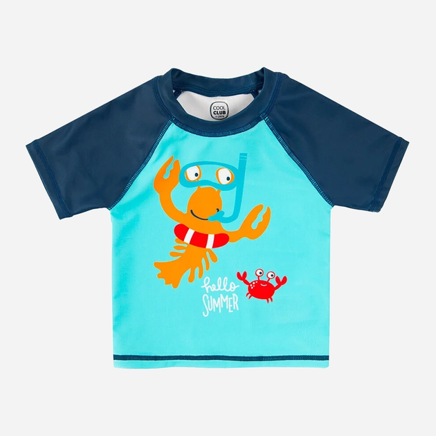 Дитячий комплект для плавання (футболка + плавки) для хлопчика Cool Club CCB2402991-00 92/98 см Різнокольоровий (5903977332530) - зображення 2