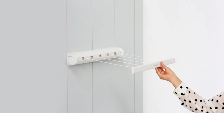 Сушилка настенная выдвижная Brabantia Drying 22 м белая (385728) - изображение 6