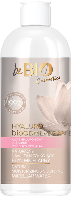 Płyn micelarny BeBio naturalny nawilżająco - kojący 400 ml (5907731958950) - obraz 1