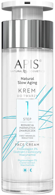 Крем для обличчя Apis Natural Slow Aging Step 1 First Wrinkle Reduction 50 мл (5901810008826) - зображення 1