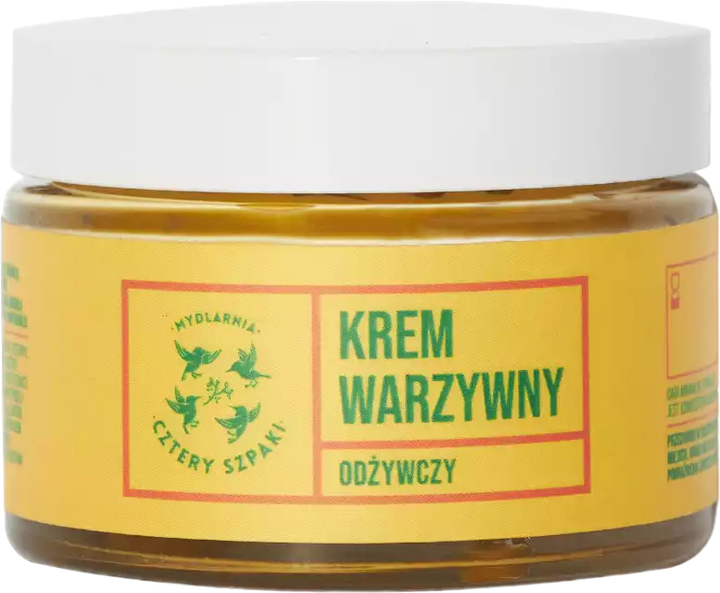 Krem do twarzy Mydlarnia Cztery Szpaki odżywczy warzywny 50 ml (5903641980593) - obraz 1