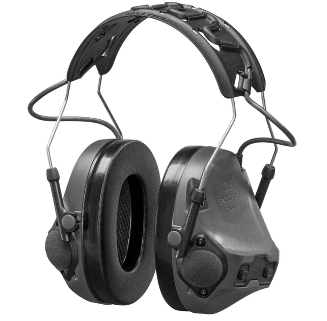 Професійні активні тактичні навушники 3M Peltor ComTac VIII Сірий MT14H418-02 GRY - зображення 2