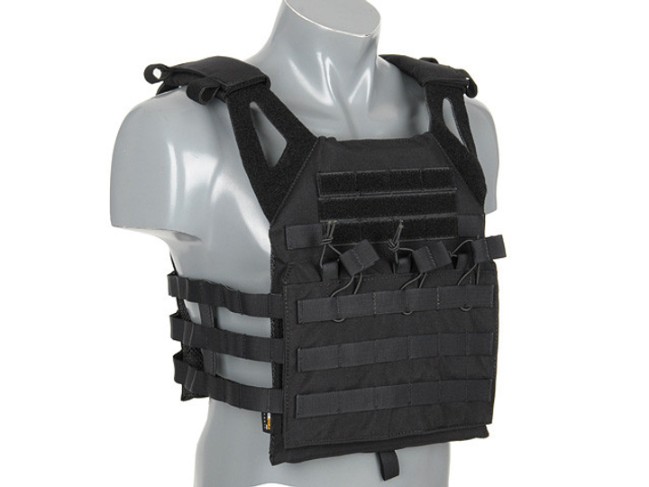 Jump Plate Carrier V2 с аналогам балистических плит - Black [8FIELDS PREMIUM] - изображение 2