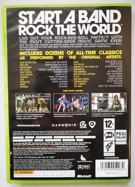 Rock Band, Б/У, английская версия - диск для Xbox 360 - изображение 3