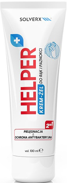 Krem-żel do rąk i paznokci Solverx Helper 100 ml (5907479381546) - obraz 1