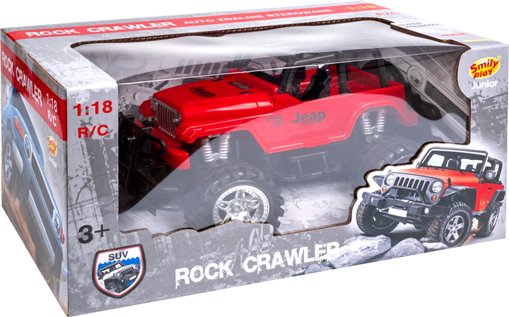 Samochód zdalnie sterowany Smily Play Junior Rock Crawler (5905375839710) - obraz 1