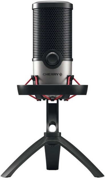 Mikrofon USB Cherry Streaming UM 6.0 Advanced Black/Silver (JA-0710) - obraz 1