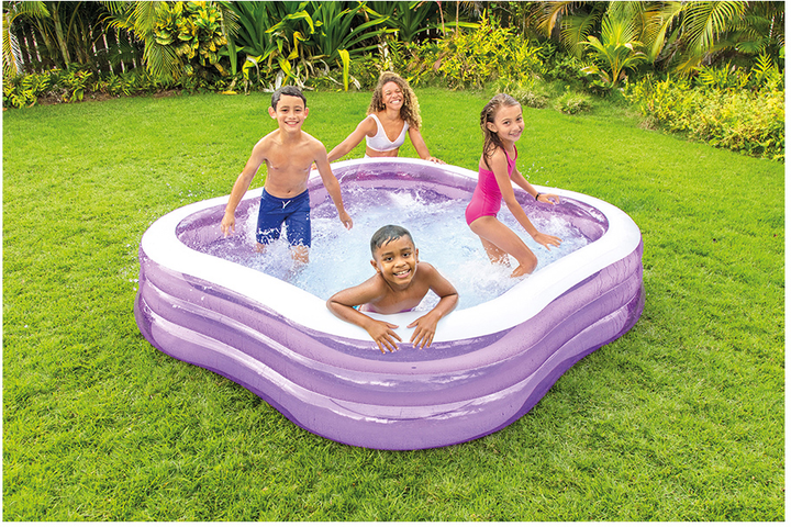 Dmuchany basen Intex Beach Wave Swim Center Pool 229 x 229 x 56 cm (6941057402574) - obraz 3