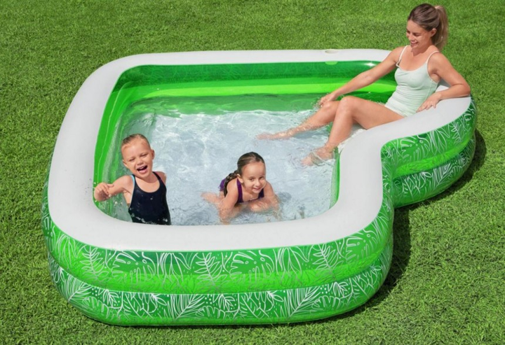 Dmuchany basen Bestway Tropical Paradise Family Pool 231 x 231 x 51 cm (6942138982299) - obraz 3