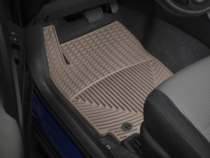 Акція на Комплект автокилимків передніх WeatherTech Всесезонні Toyota RAV4 (2013-2018) 2 шт Бежевий від Rozetka