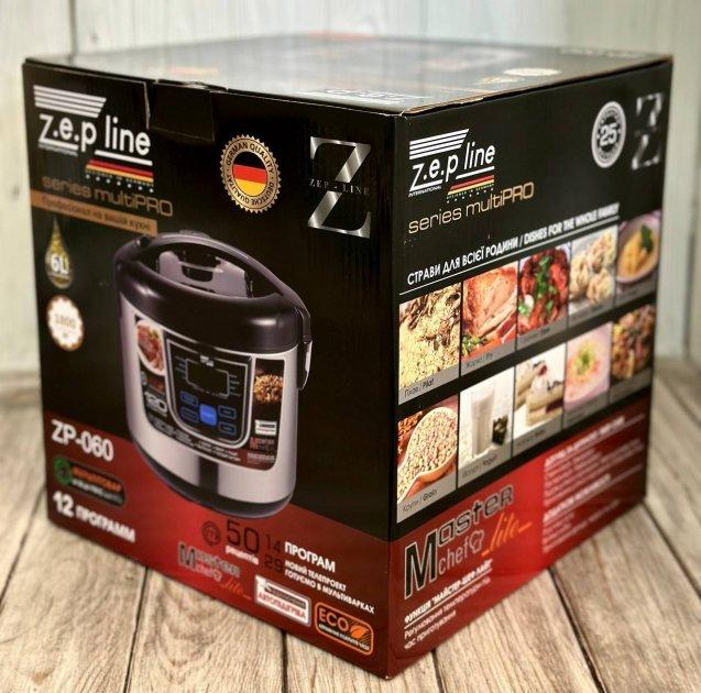 Мультиварка Zepline ZP-060 1800W 6л 12 программ с пароваркой и антипригарным покрытием - изображение 7
