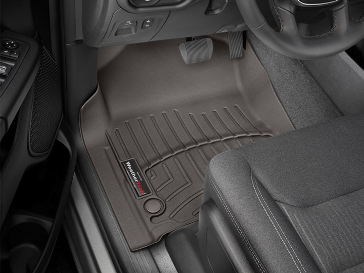 Акція на Комплект автокилимків передніх WeatherTech 3D лайнери Dodge Ram 1500 TRX (2019-...) 2 шт Какао від Rozetka