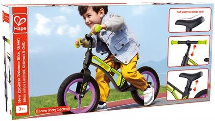 Беговел Hape Новое исследование Двухколесный Зеленый (6943478034204) - изображение 6