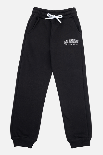 Брюки спортивные для девочки 134 цвет черный YUKI ЦБ-00230275 ...