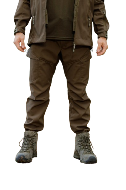 Тактичні штани SMILO cargo Softshell OLIVE, XS, Softshell - зображення 1