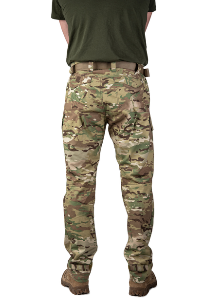 Чоловічі штани rip stop multicam, XL, 220 г кв м, 65% бавовна/35% поліестер з еластаном - зображення 2